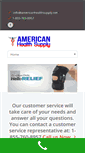 Mobile Screenshot of americanhealthsupply.net